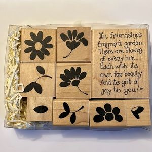 In Friendship’s Garden S342 stamp set